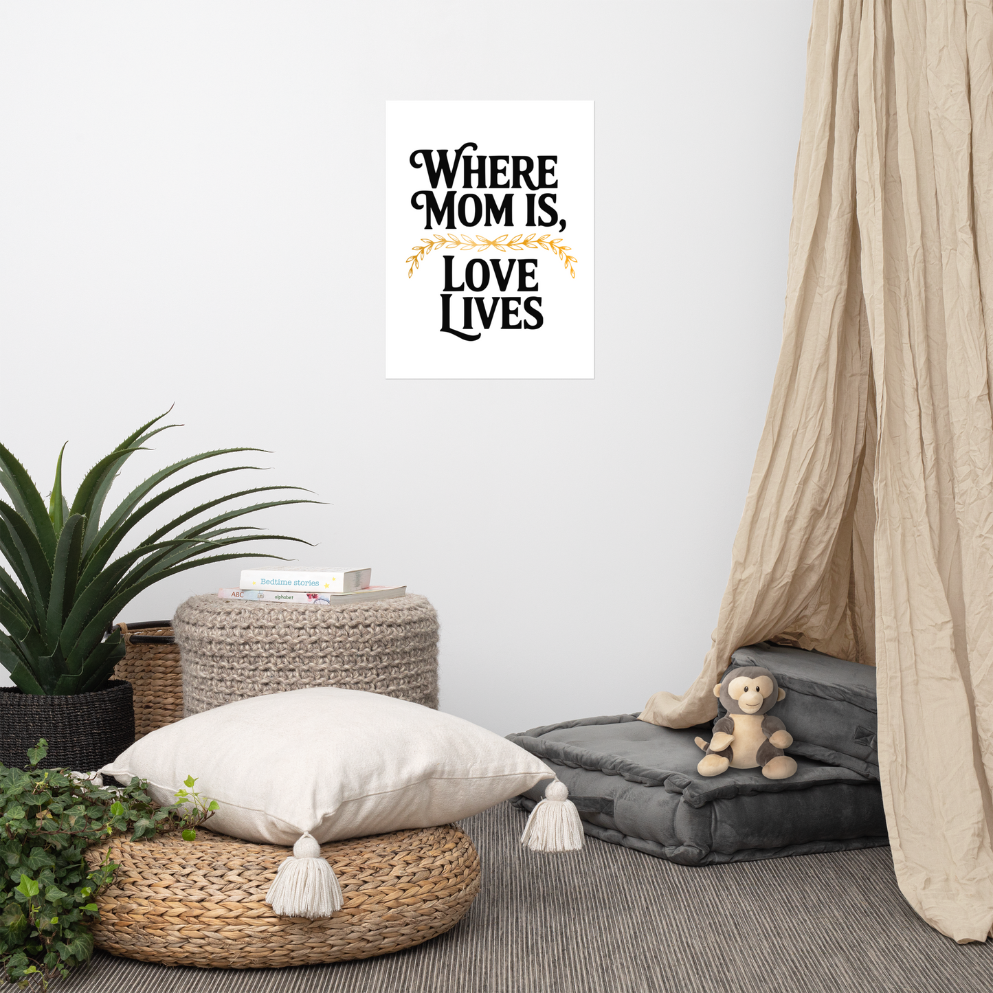 Where Mom Is PRINTABLE Poster – Instant Download Wall Art