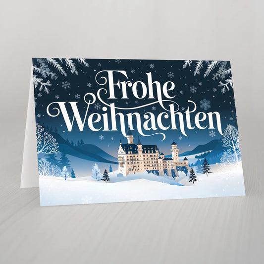 Neuschwanstein Christmas Card