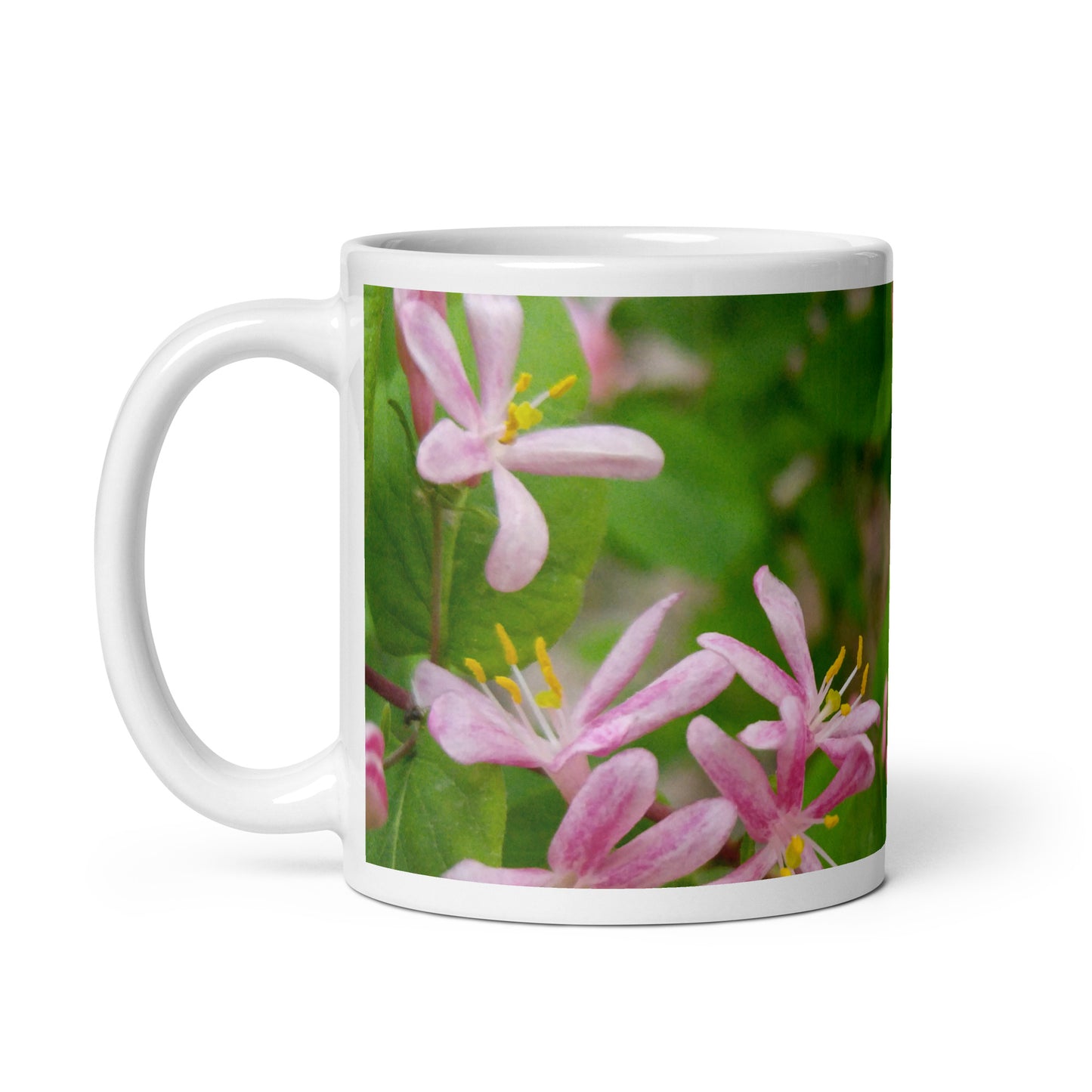 Honeysuckle Mug with German Prayer