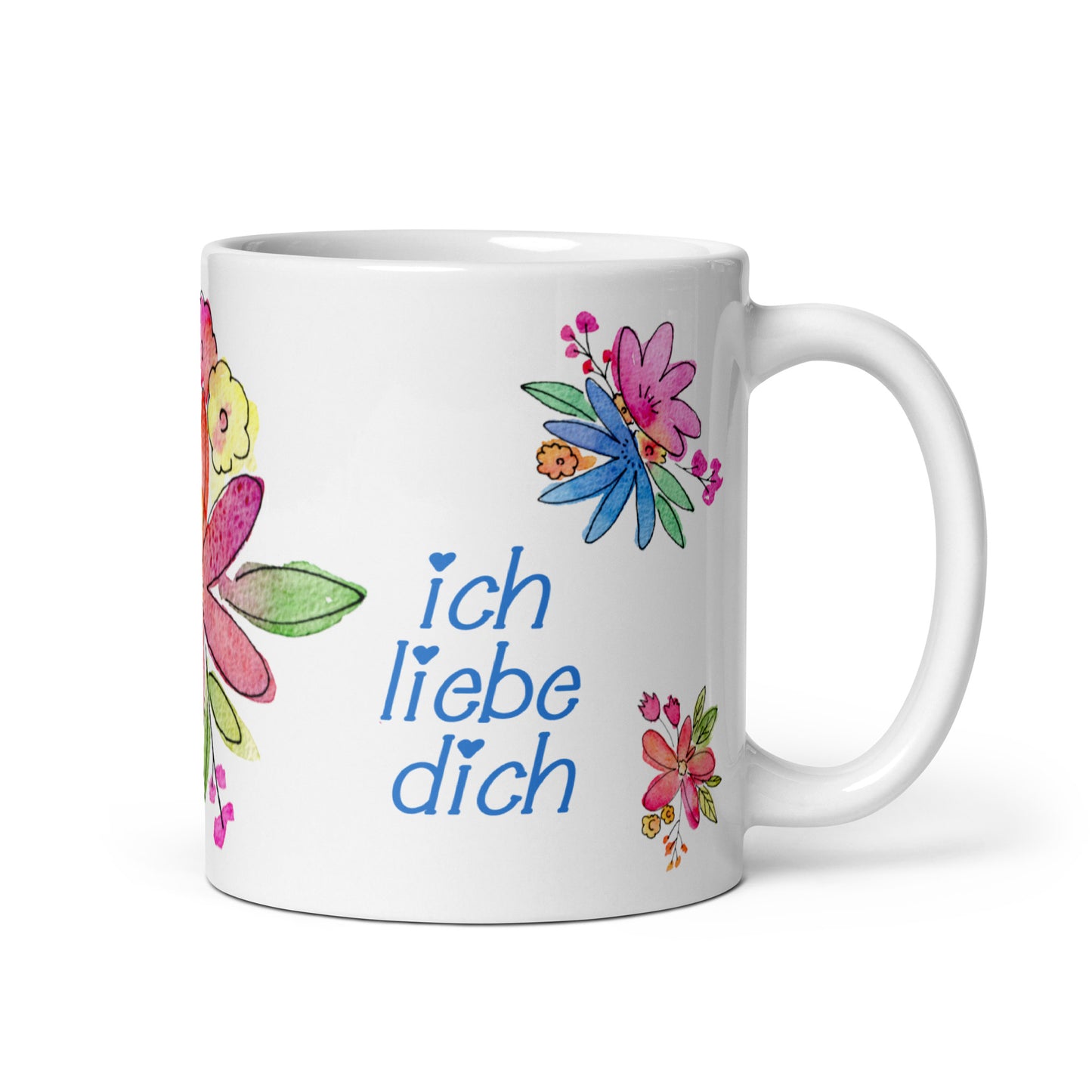 Ich Liebe Dich Mug - Blue