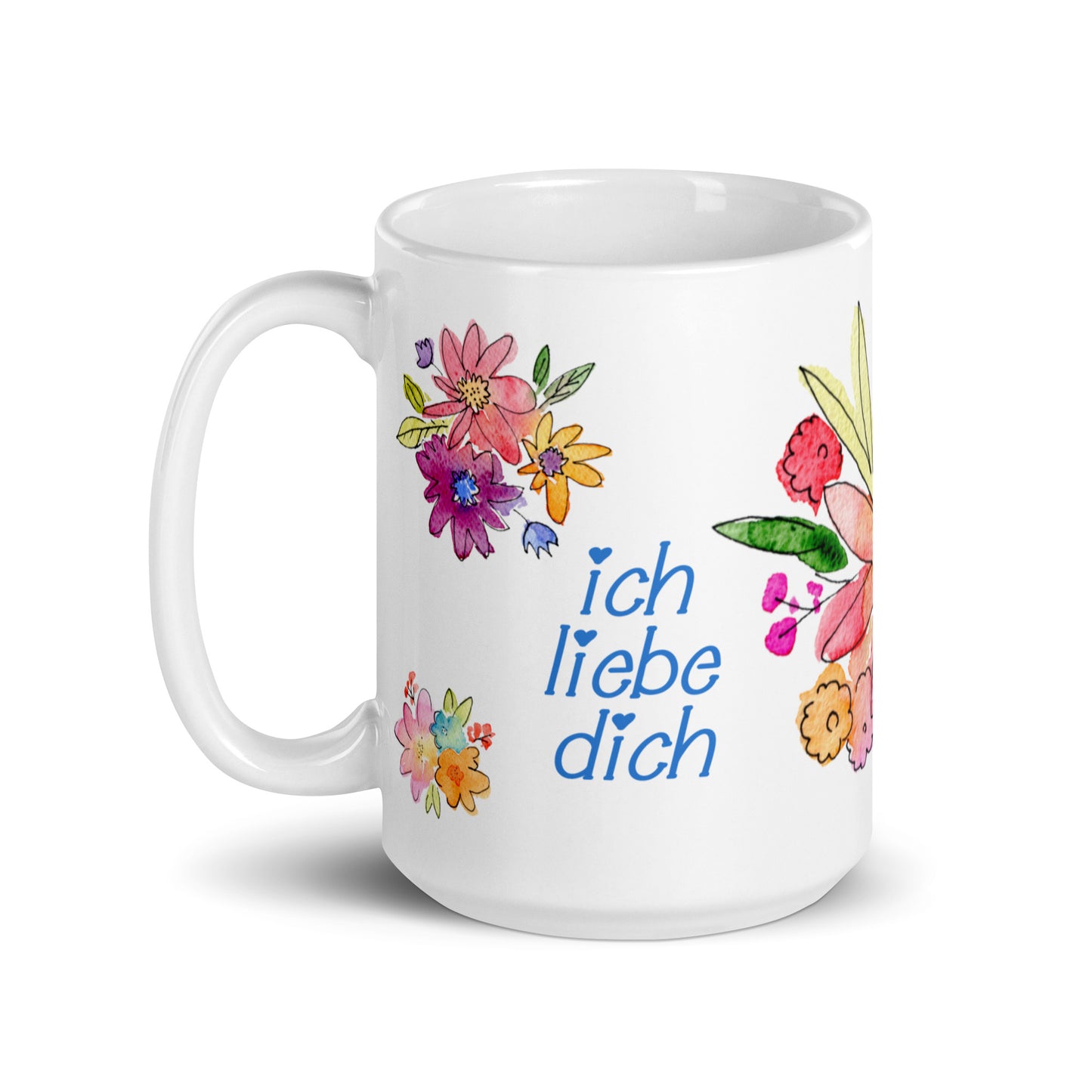 Ich Liebe Dich Mug - Blue