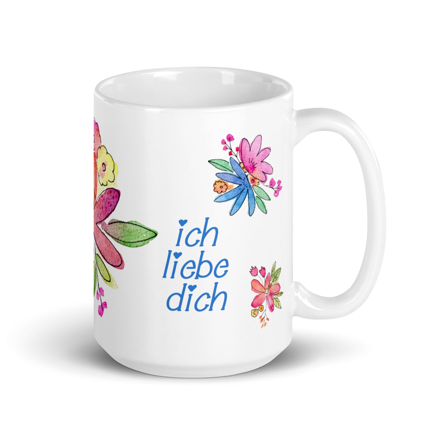 Ich Liebe Dich Mug - Blue